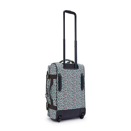 Kipling Aviana Small Printed Rolling Carry-On Duffle Bags Multicolor | K-9130458