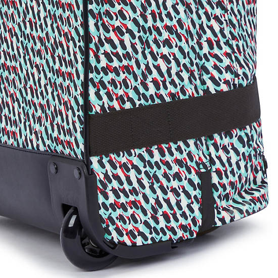 Kipling Aviana Small Printed Rolling Carry-On Duffle Bags Multicolor | K-9130458