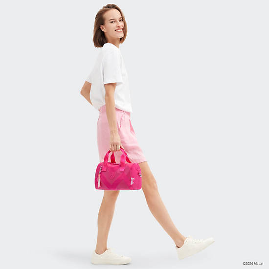 Kipling Bina Medium Barbie Crossbody Bags Pink | K-8130462