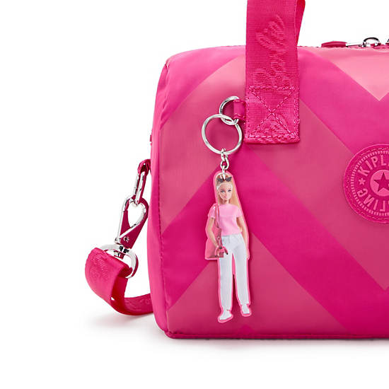 Kipling Bina Medium Barbie Crossbody Bags Pink | K-8130462