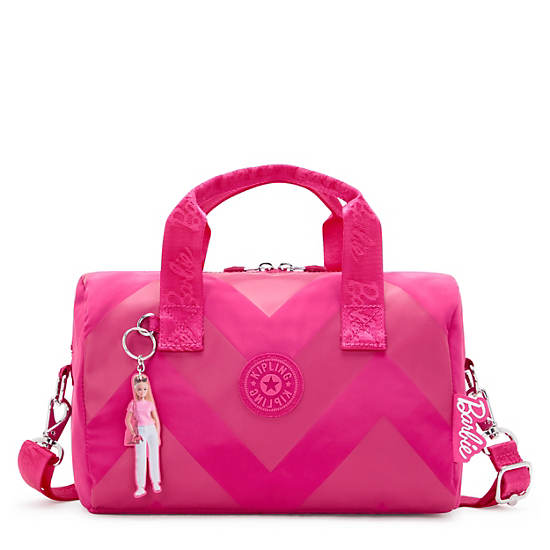 Kipling Bina Medium Barbie Crossbody Bags Pink | K-8130462