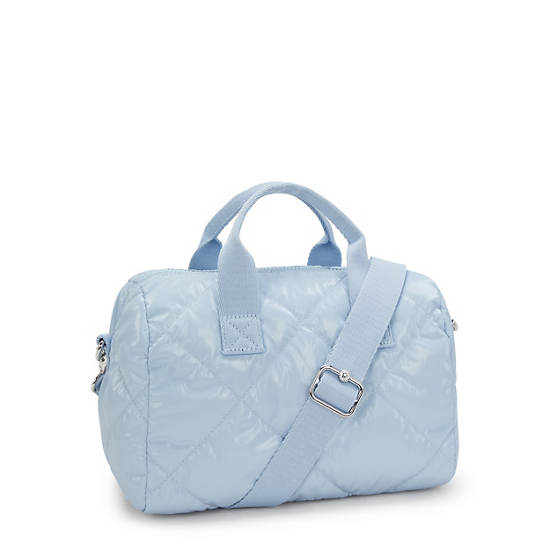 Kipling Bina Medium Quilted Shoulder Bags Blue | K-0357461