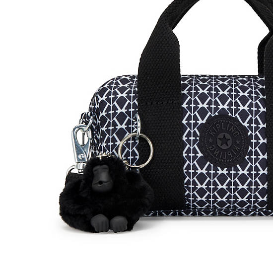 Kipling Bina Mini Printed Shoulder Bags Dark Grey | K-9284150