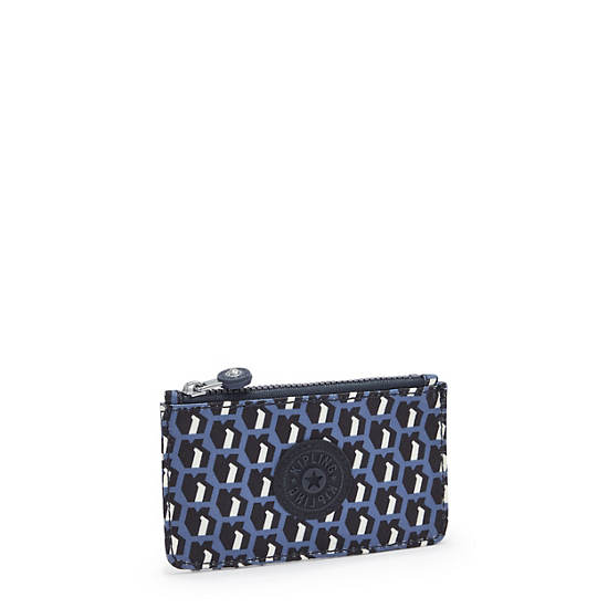 Kipling Camilo Printed Zip Wallet Blue | K-5429307