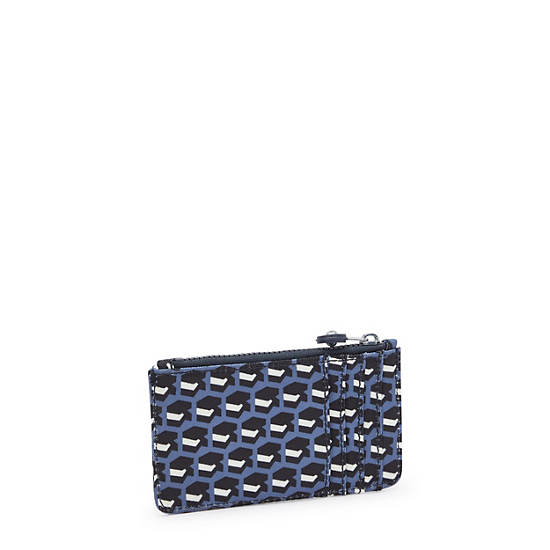 Kipling Camilo Printed Zip Wallet Blue | K-5429307