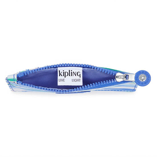 Kipling Camilo Printed Zip Wallet Blue | K-2716894