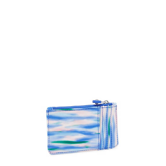 Kipling Camilo Printed Zip Wallet Blue | K-2716894