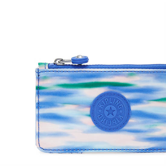 Kipling Camilo Printed Zip Wallet Blue | K-2716894