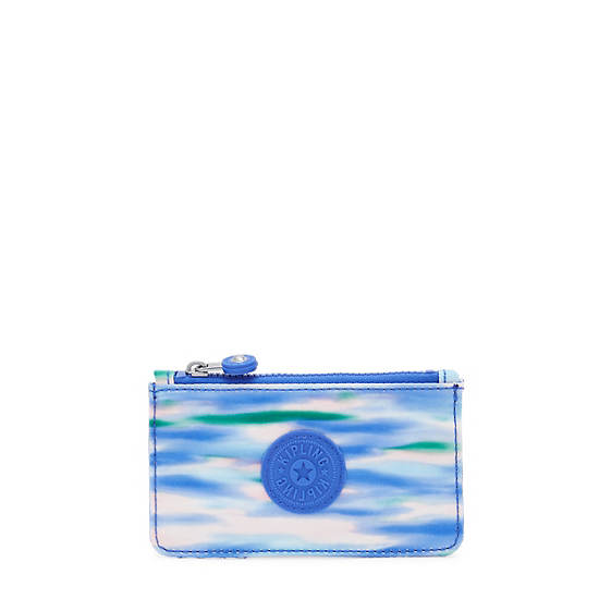 Kipling Camilo Printed Zip Wallet Blue | K-2716894