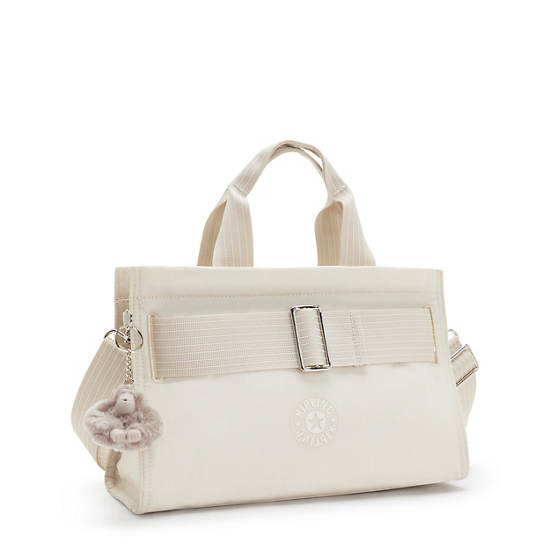 Kipling Charna Metallic Shoulder Bags Beige | K-7201458