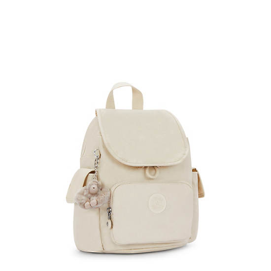 Kipling City Pack Mini Metallic Backpack Beige | K-6450873