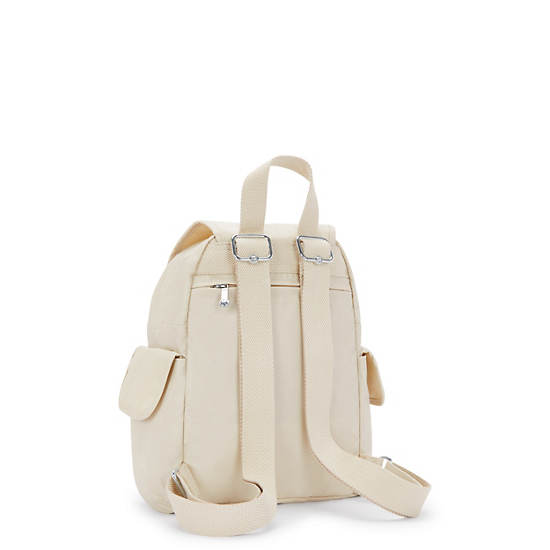 Kipling City Pack Mini Metallic Backpack Beige | K-6450873