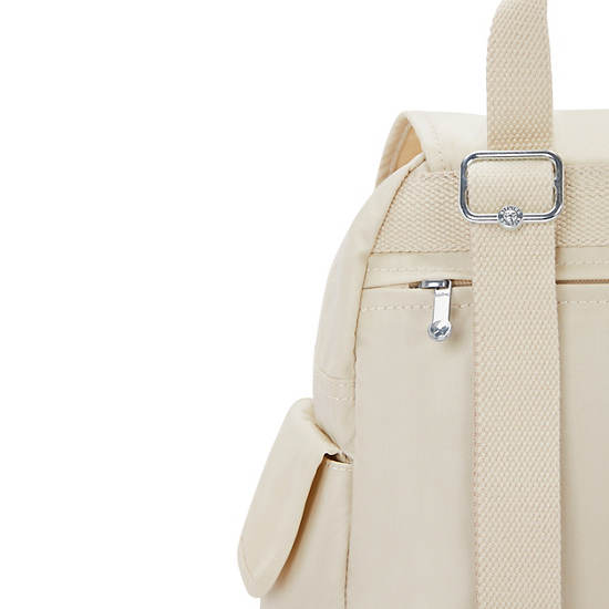 Kipling City Pack Mini Metallic Backpack Beige | K-6450873