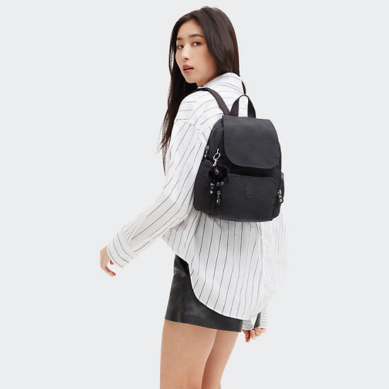 Kipling City Zip Mini Backpack Black | K-1537028