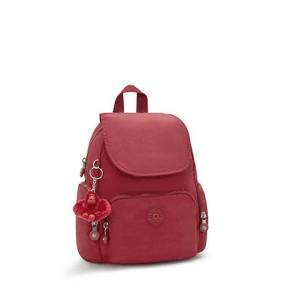 Kipling City Zip Mini Backpack Red | K-3086547