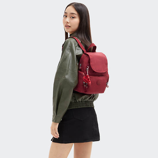 Kipling City Zip Mini Backpack Red | K-3086547