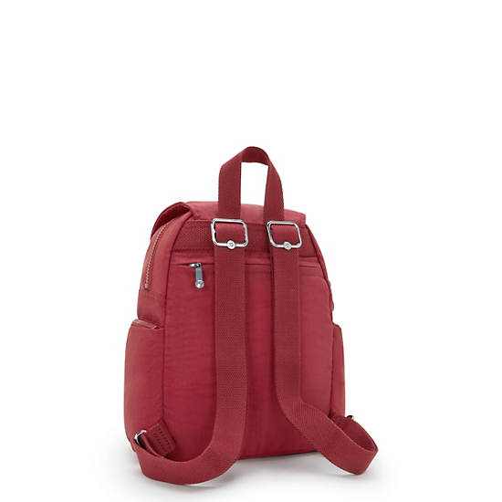 Kipling City Zip Mini Backpack Red | K-3086547