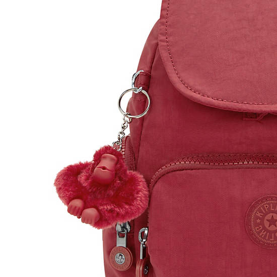 Kipling City Zip Mini Backpack Red | K-3086547