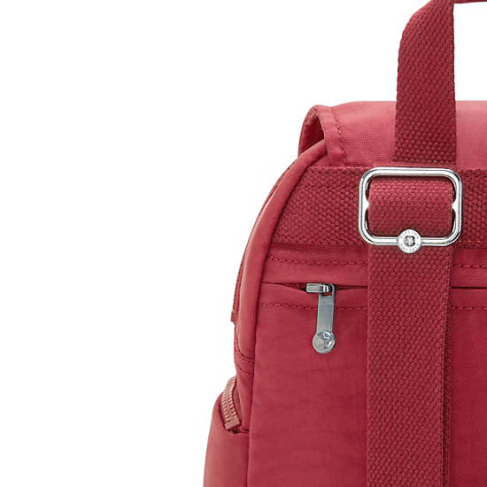 Kipling City Zip Mini Backpack Red | K-3086547