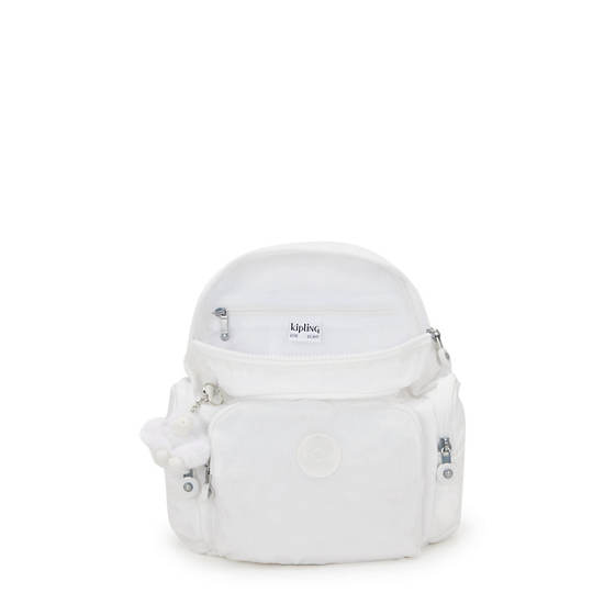 Kipling City Zip Mini Backpack White | K-9263018