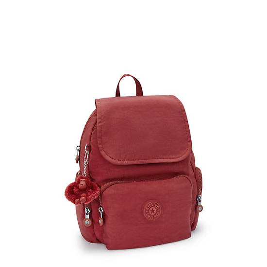 Kipling City Zip Small Backpack Red | K-6850713