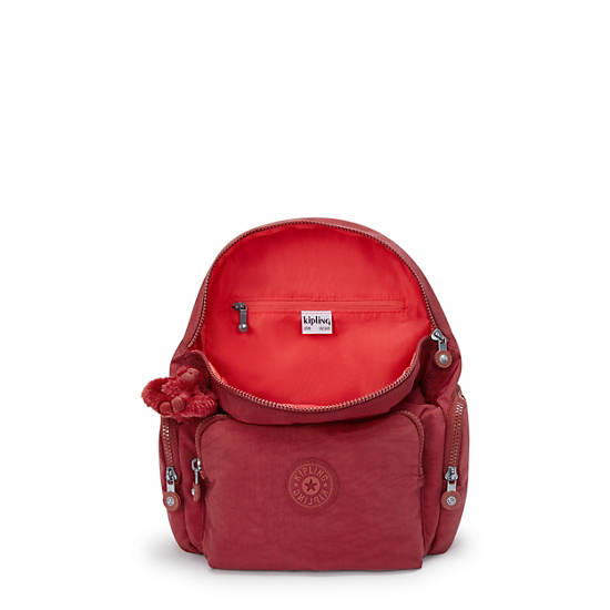 Kipling City Zip Small Backpack Red | K-6850713