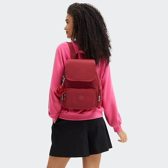 Kipling City Zip Small Backpack Red | K-6850713