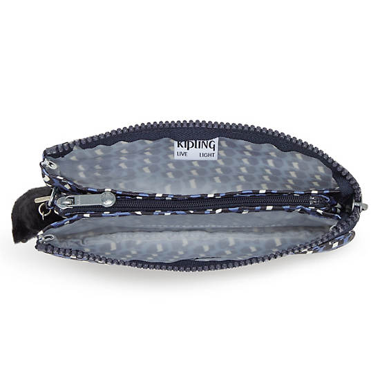 Kipling Creativity Large Printed Pouches Blue | K-8145602