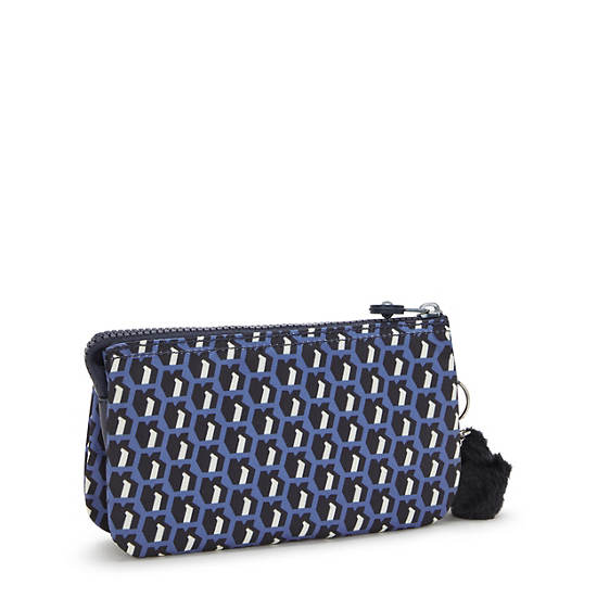 Kipling Creativity Large Printed Pouches Blue | K-8145602