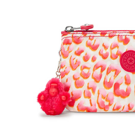 Kipling Creativity Large Printed Pouches Pink | K-2895760