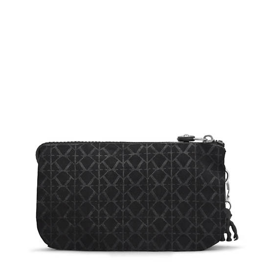 Kipling Creativity Large Printed Pouches Black | K-9247835