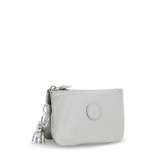 Kipling Creativity Small Metallic Pouches Grey | K-7025163