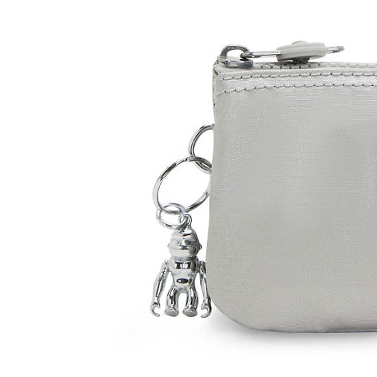 Kipling Creativity Small Metallic Pouches Grey | K-7025163