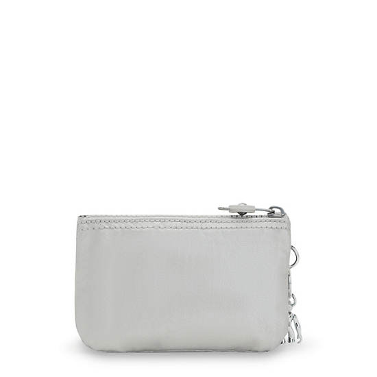 Kipling Creativity Small Metallic Pouches Grey | K-7025163