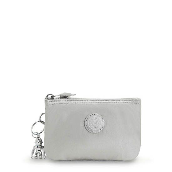 Kipling Creativity Small Metallic Pouches Grey | K-7025163