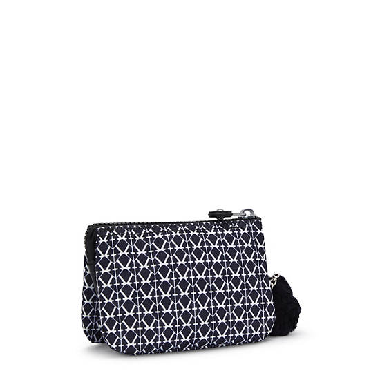 Kipling Creativity Small Printed Pouches Dark Grey | K-3204189