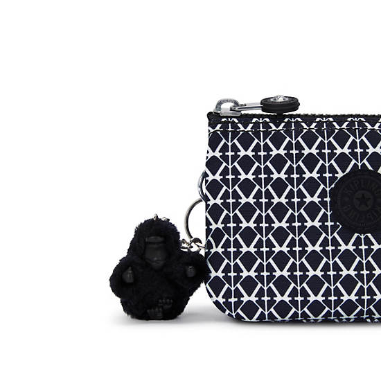 Kipling Creativity Small Printed Pouches Dark Grey | K-3204189