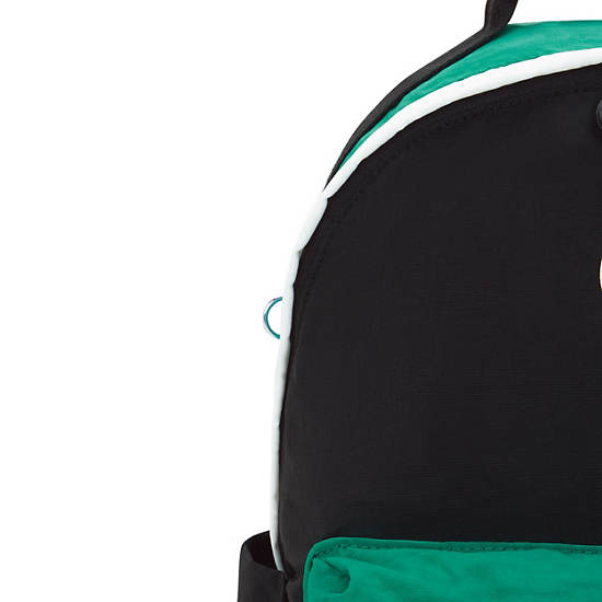 Kipling Damien Medium Laptop Backpack Deep Green Black | K-5293681