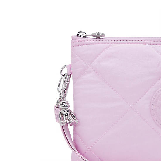 Kipling Fancy Quilted Pouches Pink | K-0835246