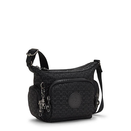 Kipling Gabbie Printed Mini Bag Black | K-4589073