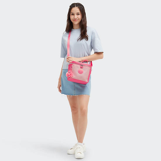 Kipling Graham Metallic Lunch Bags Pink | K-2397461