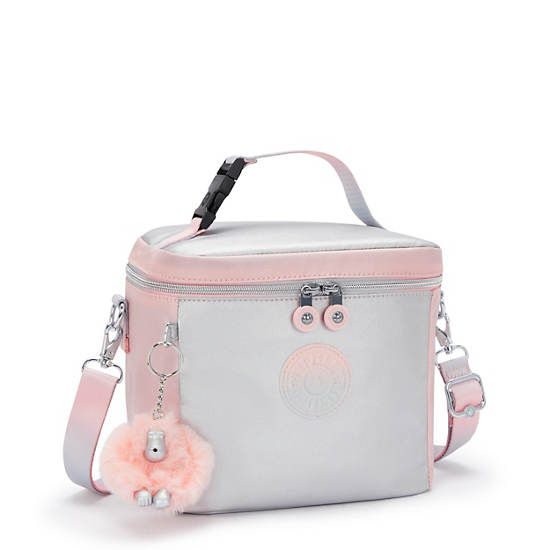 Kipling Graham Metallic Lunch Bags White | K-9514678