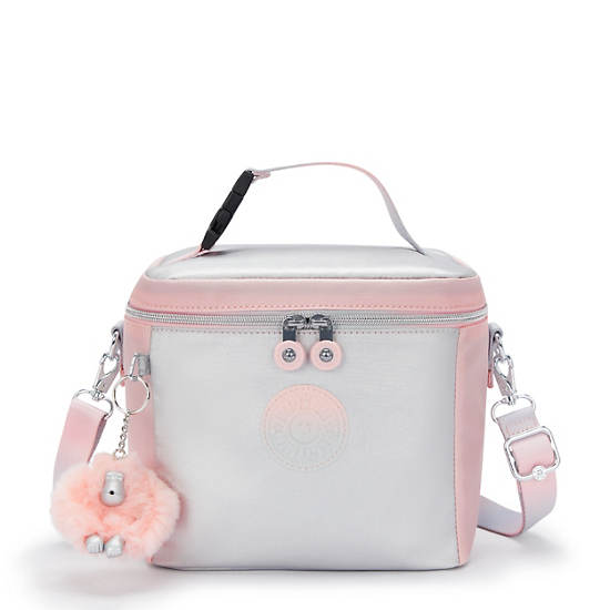 Kipling Graham Metallic Lunch Bags White | K-9514678