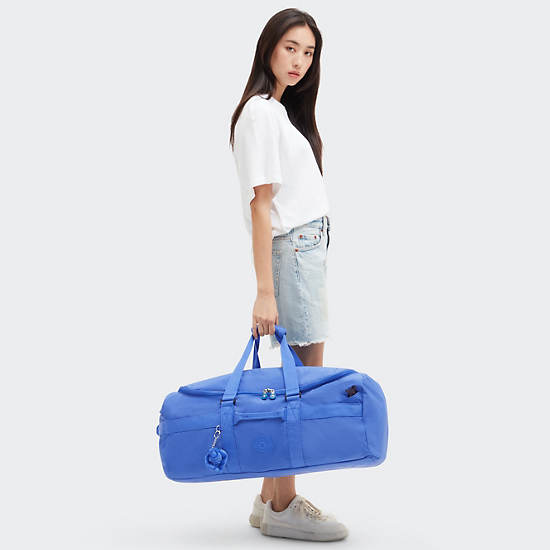 Kipling Jonis Medium Duffle Bags Blue | K-4705193