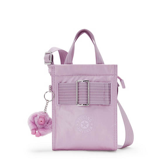 Kipling Jyri Metallic Mini Bag Metal Purple | K-9234815