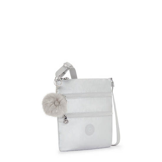 Kipling Keiko Metallic Mini Bag Platinum | K-4685937