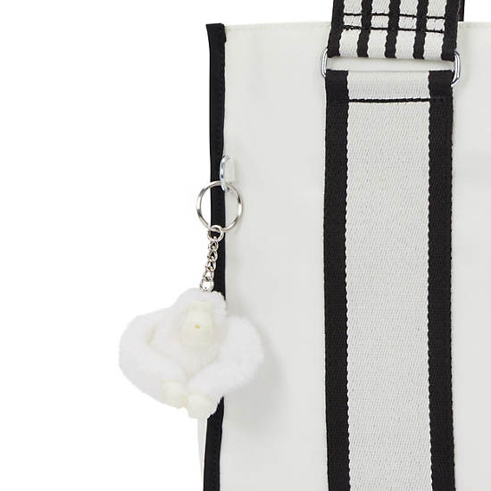 Kipling Layne Tote Bags White / Black | K-5238610