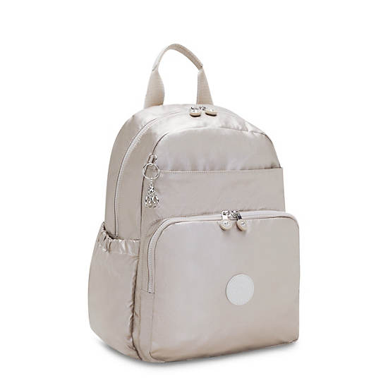 Kipling Maisie Metallic Diaper Backpack Metal | K-7860934