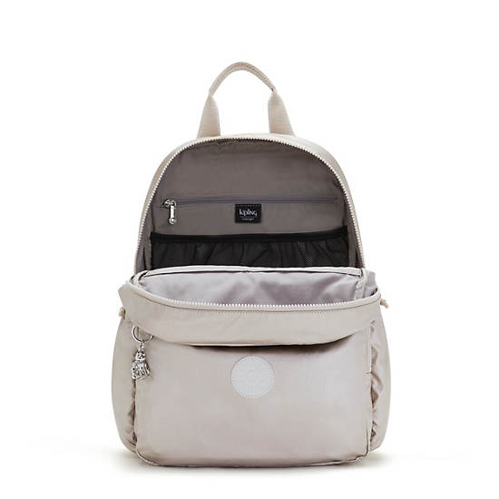 Kipling Maisie Metallic Diaper Backpack Metal | K-7860934