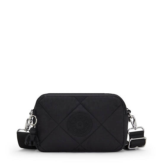 Kipling Milda Quilted Crossbody Bags Black | K-9268073